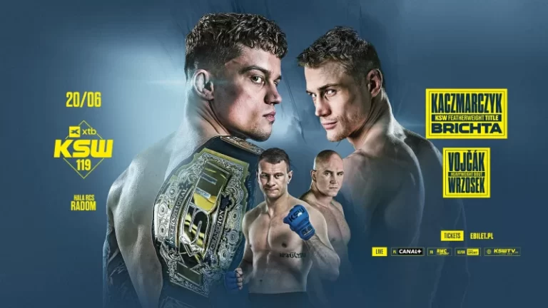 KSW 119 – Leo Brichta v hlavním titulovém zápase, na turnaji se představí i dvojice z těžké váhy Vojčák a Martínek.